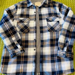 Boston Traders Navy and White Plaid Jacket